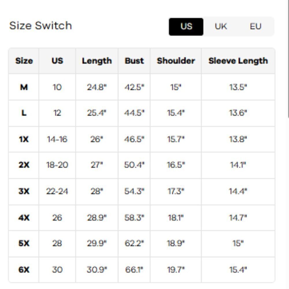 BloomChic Plus Size 3XL Heather Button Detail Puff Sleeve T-shirt - Picture 5 of 5